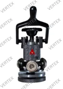 Hydraulic GSM Cutter for precise 100cm2 sample cutting - Vertex Engineers & Associates